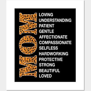 Mothers Day Mom Mama Leopard Mothers Specifications Posters and Art